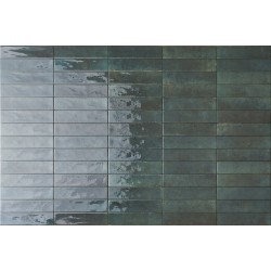 Πλακάκι Rondine 6x25 cm Soho Emerald P5-BSE-625 Πράσινο Γυαλιστερό
